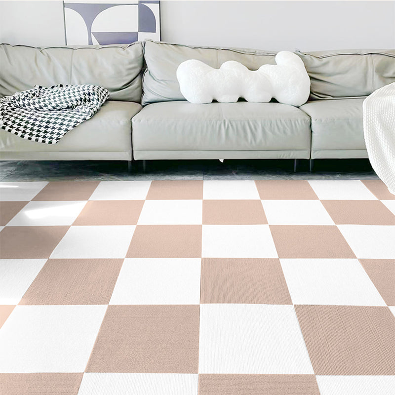 Modern Basin Carpet Tiles Color Block Level Loop Indoor Carpet Tiles