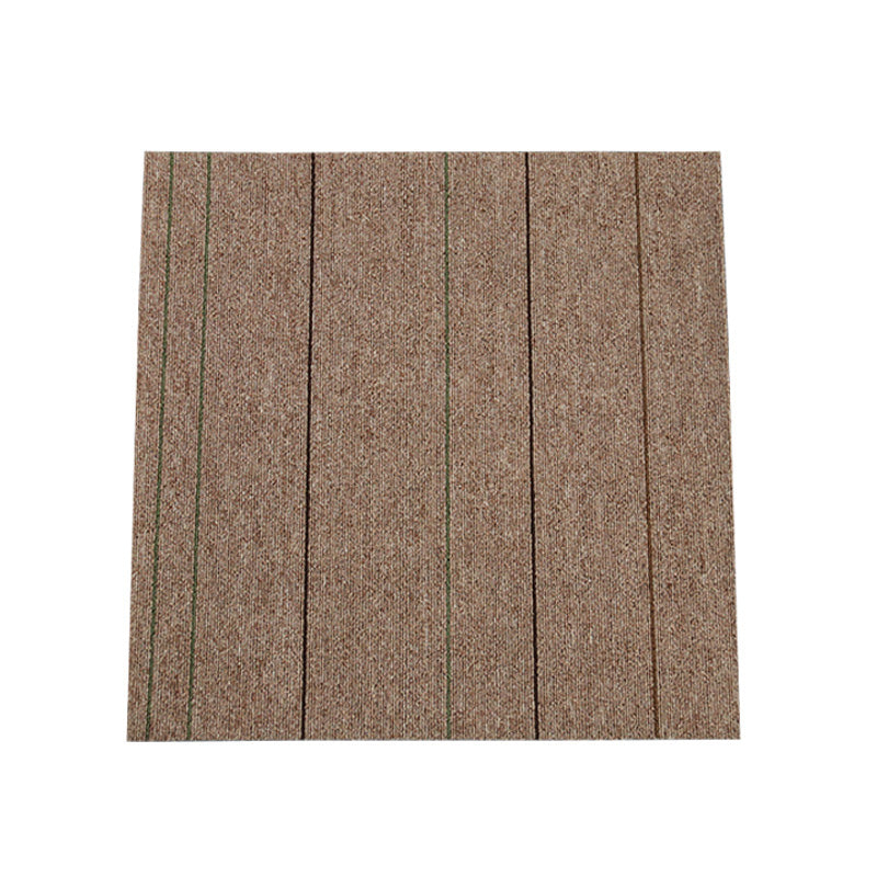 Carpet Tile Fade Resistant Non-Skid Solid Color Loose Lay Carpet Tile Living Room