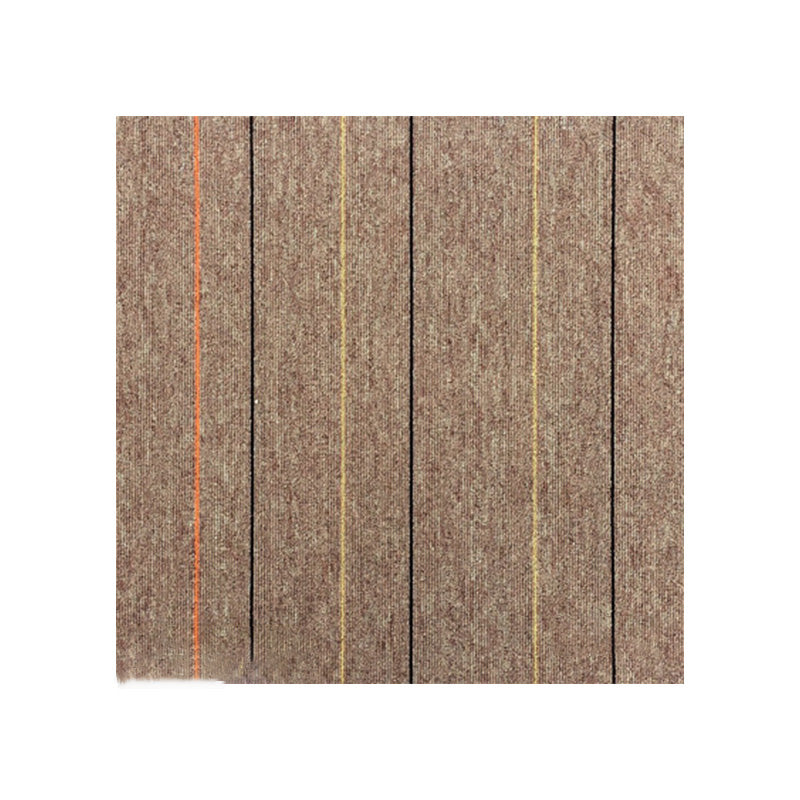 Carpet Tile Fade Resistant Non-Skid Solid Color Loose Lay Carpet Tile Living Room