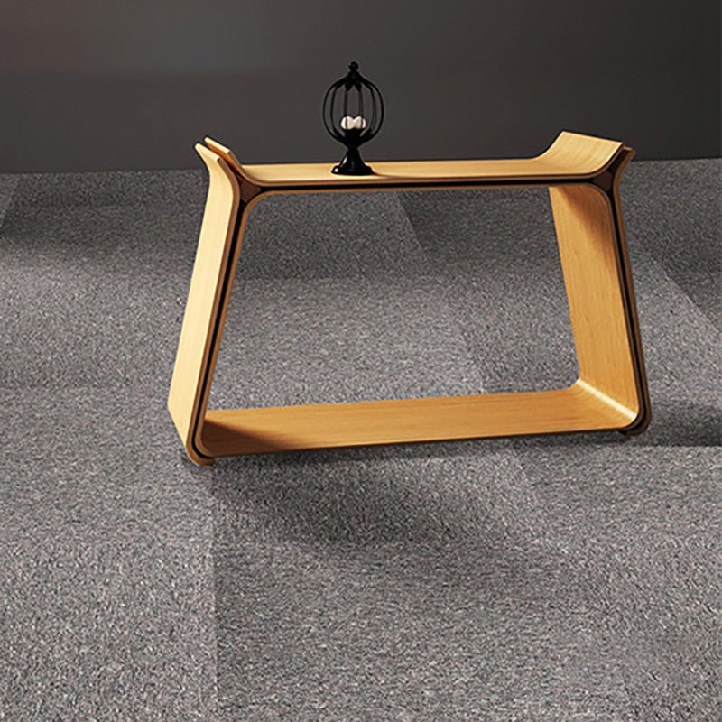 Carpet Tile Fade Resistant Non-Skid Solid Color Loose Lay Carpet Tile Living Room