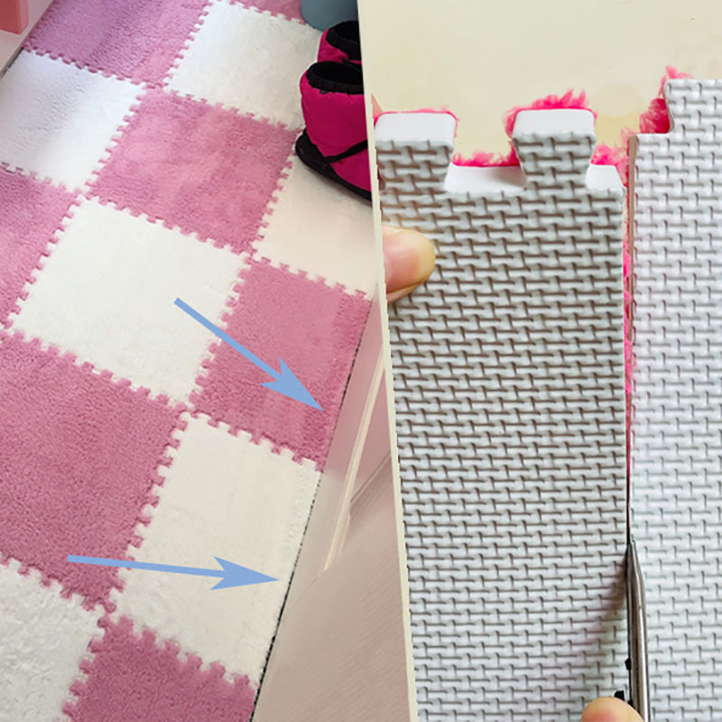 Modern Tiles and Carpet Plush Cut Loose Lay Fade Resistant Carpet Tile