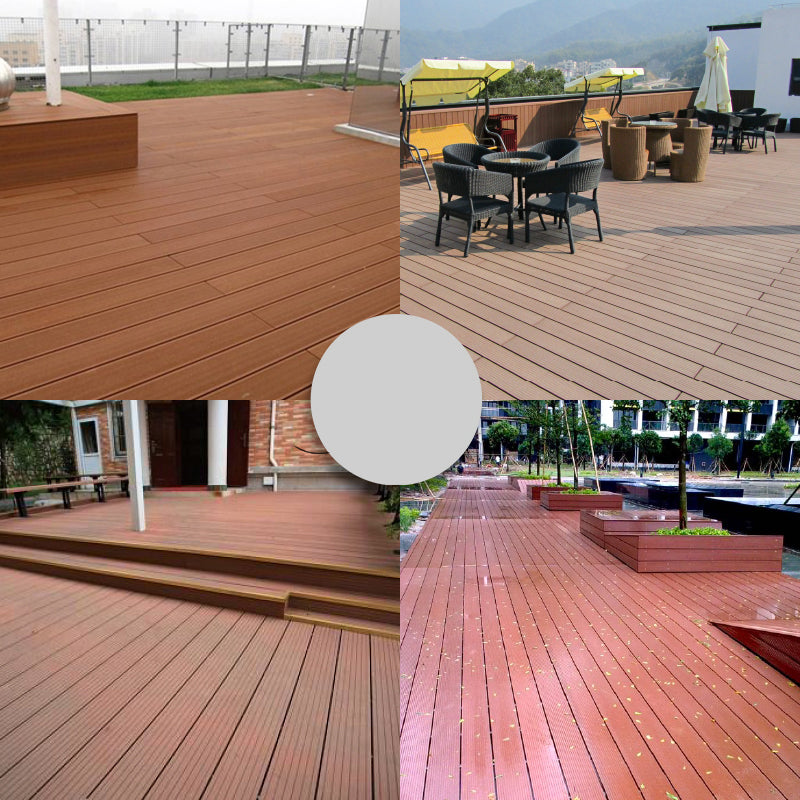 Tradition Water Resistant Floor Tile Smooth Click Lock Engineered Wood for Patio Garden