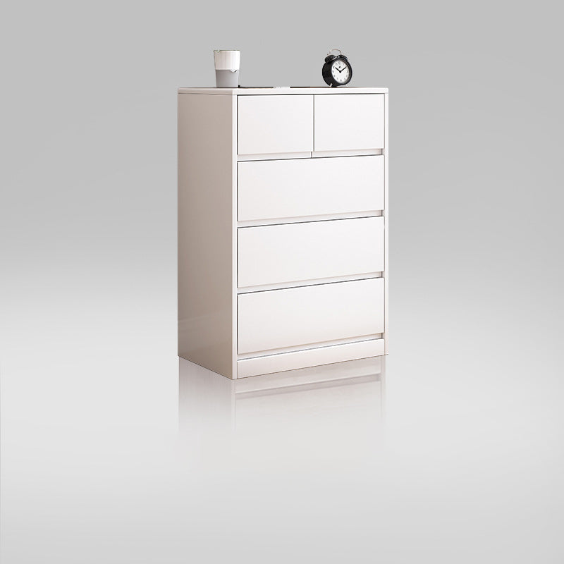 Modern Lingerie Chest Rubber Wood Storage Chest Dresser for Bedroom