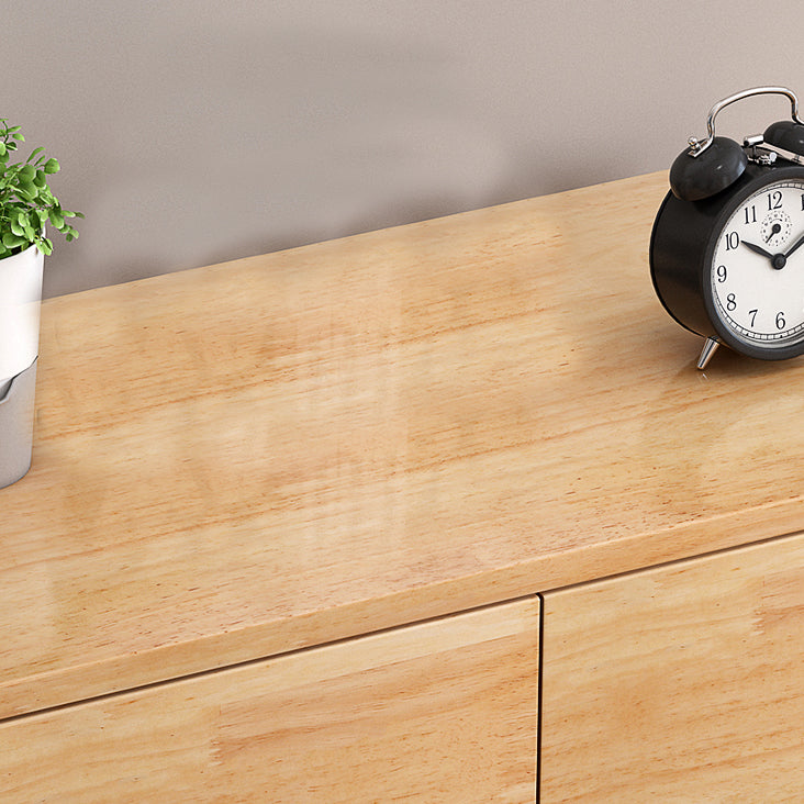 Modern Lingerie Chest Rubber Wood Storage Chest Dresser for Bedroom