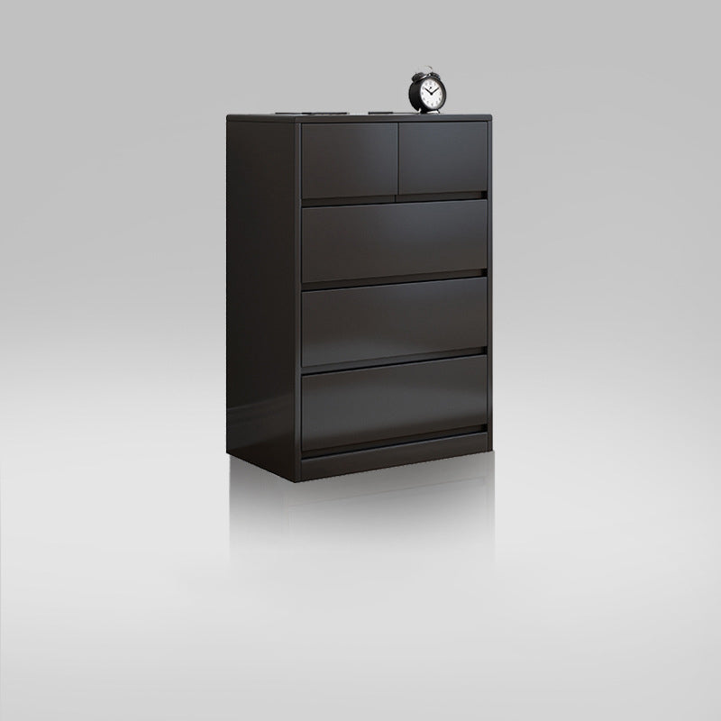 Modern Lingerie Chest Rubber Wood Storage Chest Dresser for Bedroom