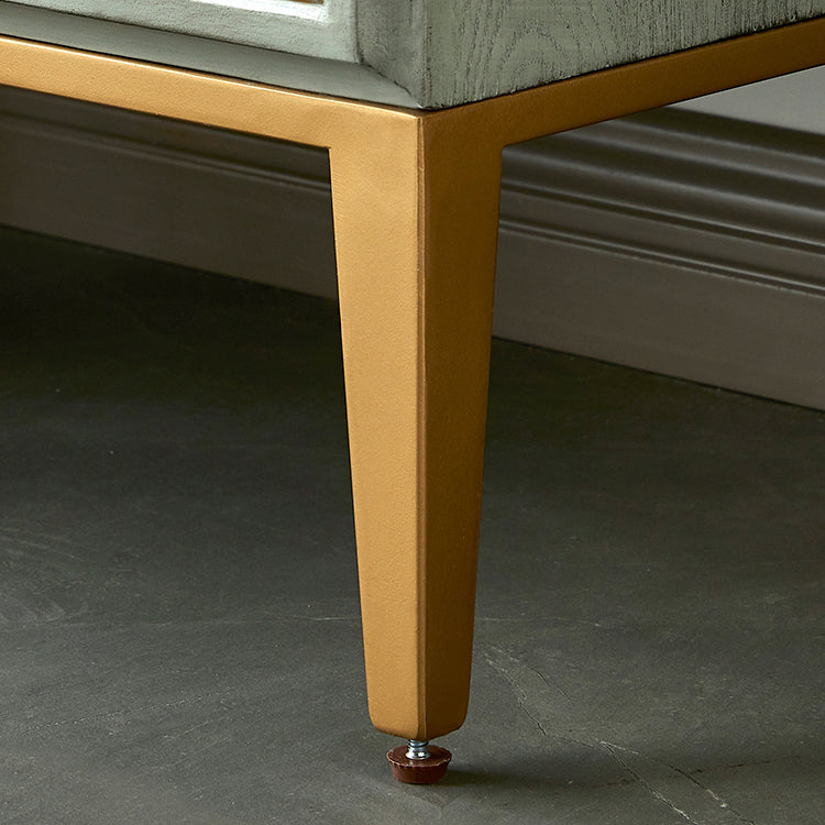 Classic Glam Combo Dresser Wood Horizontal Storage Chest Dresser for Bedroom