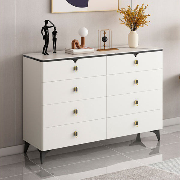 Contemporary Storage Chest Stone Dresser with 3/4/5/6/8 Drawers , 15.6 Inch Width