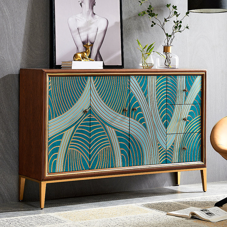 Classic Glam Storage Chest Solid Wood Dresser , 15.21 Inch Width