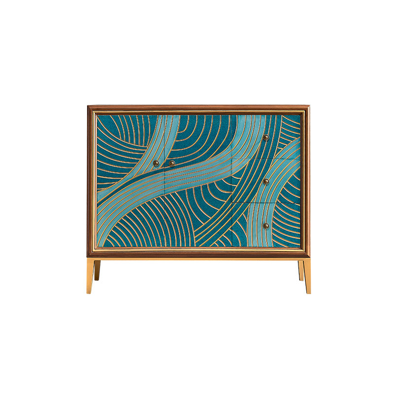 Classic Glam Storage Chest Solid Wood Dresser , 15.21 Inch Width