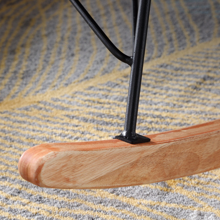 Living Room Luxury Leisure Chair Wood Frame Base Relaxing Lazy Rocking Chairs