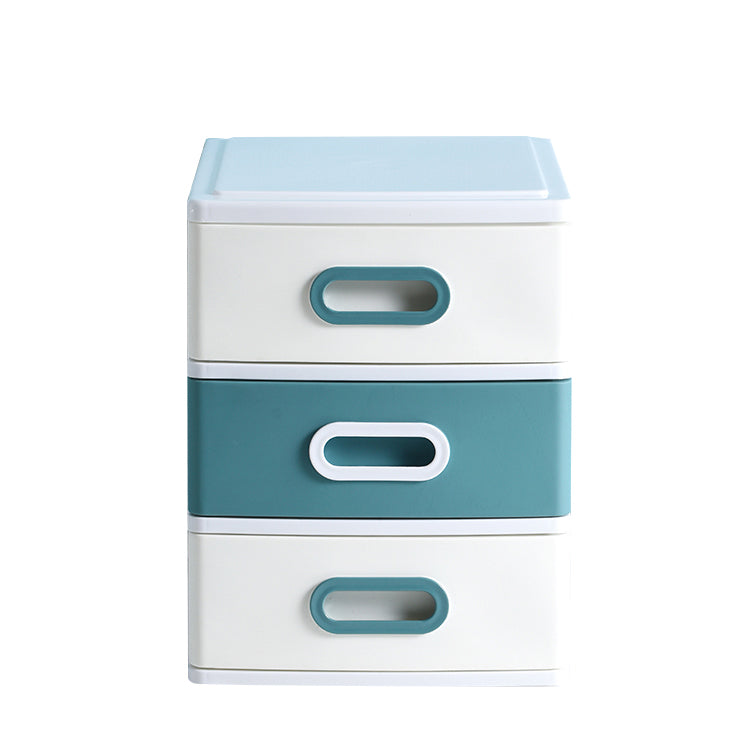 Contrast Color File Cabinet Plastic Contemporary Vertical Filing Cabinet