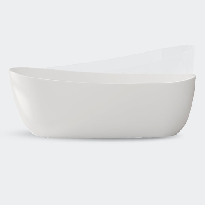 Antique Finish Soaking Modern Bathtub Stand Alone Oval Bath Tub