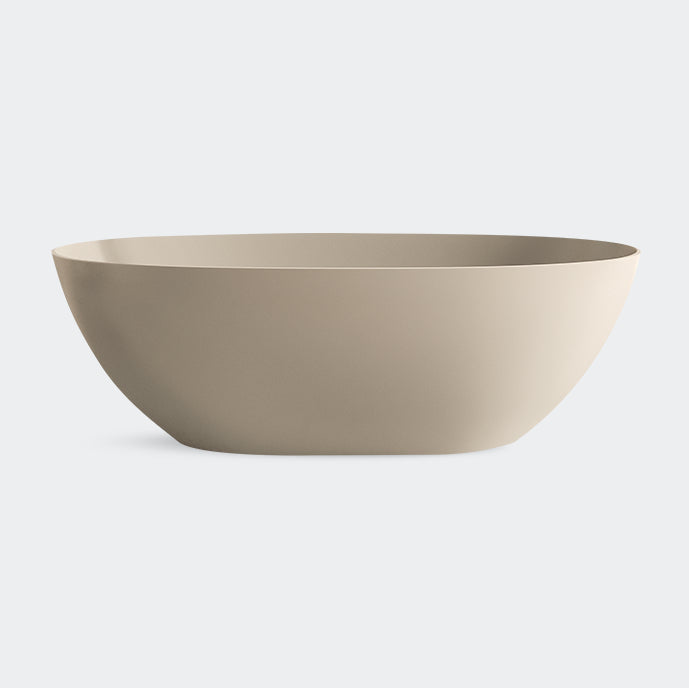 Soaking Antique Finish Bathtub Stand Alone Modern Oval Bath Tub
