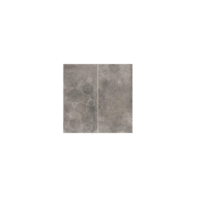 Rectangular Floor and Wall Tile Vintage Matte Mixed Material Singular Tile