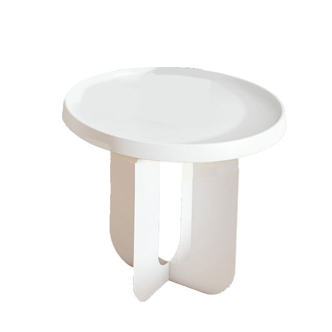 Modern Pedestal Round Coffee Table Set Tray Top Cocktail Table