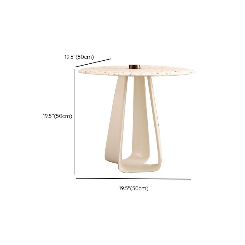 Single 1 Coffee Table 19.68" Tall Modern Round Coffee Cocktail Table