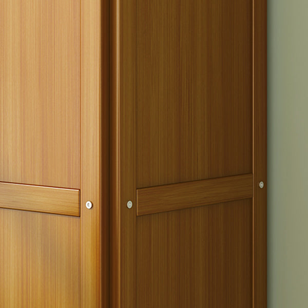 12.6"W Lacquered Accent Chest Brown Mid-Century Modern Chest  with Shelves