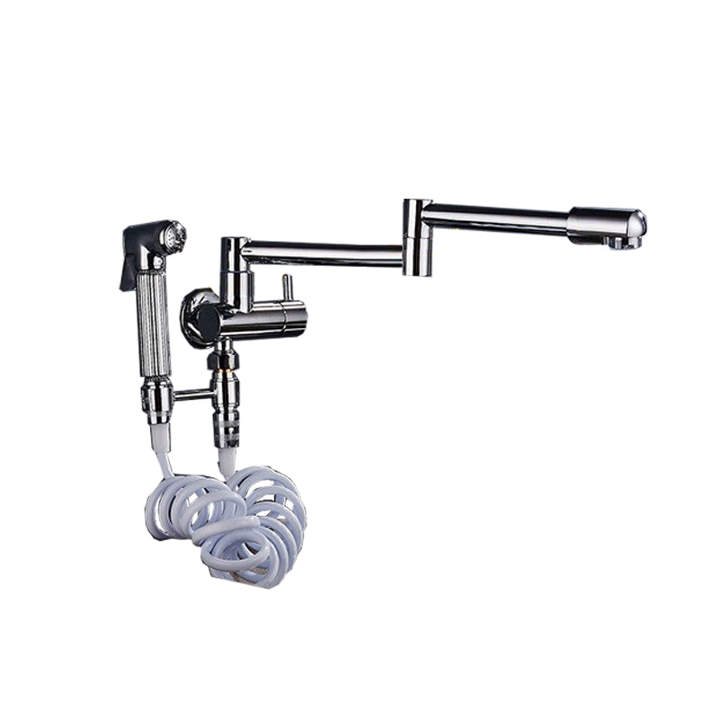 Contemporary Single Handle Kitchen Faucet Wall Mounted Faucet