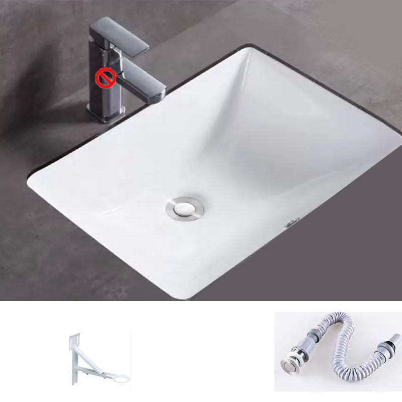 Bathroom Sink Ceramic Rod Handle Faucet Anti-spill Bathroom Sink