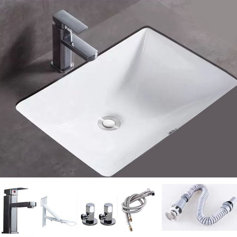 Bathroom Sink Ceramic Rod Handle Faucet Anti-spill Bathroom Sink