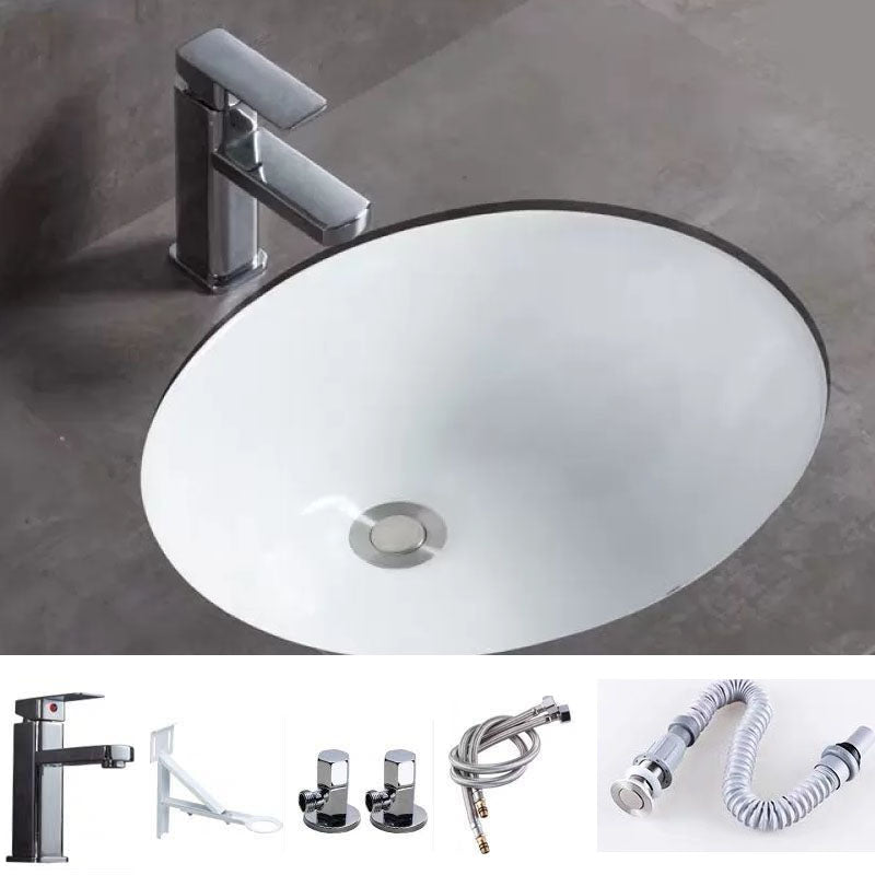 Bathroom Sink Ceramic Rod Handle Faucet Anti-spill Bathroom Sink