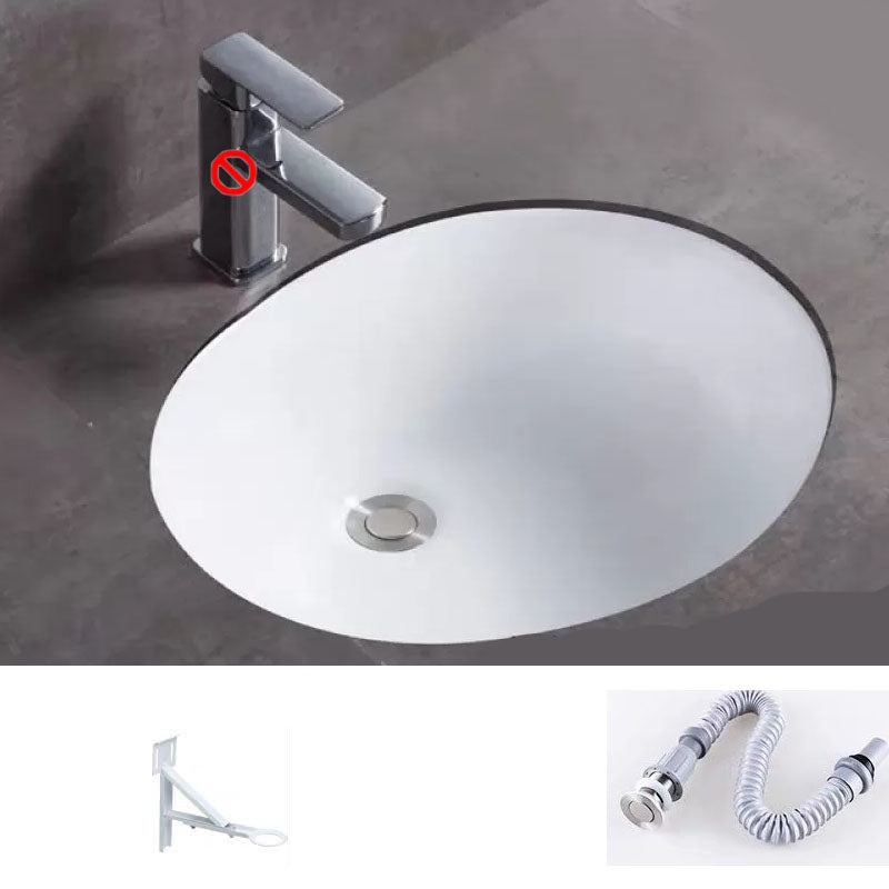 Bathroom Sink Ceramic Rod Handle Faucet Anti-spill Bathroom Sink