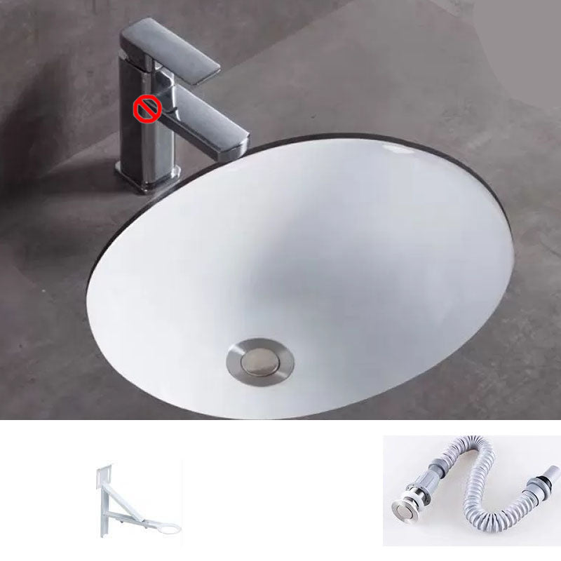 Bathroom Sink Ceramic Rod Handle Faucet Anti-spill Bathroom Sink