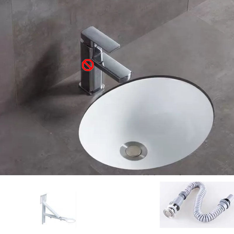 Bathroom Sink Ceramic Rod Handle Faucet Anti-spill Bathroom Sink