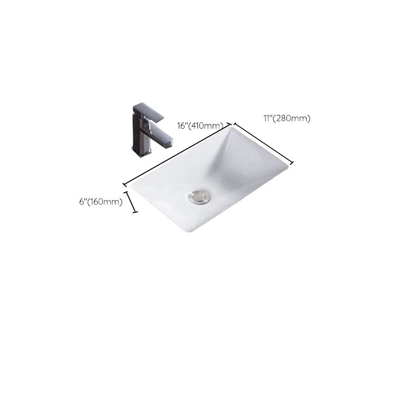 Bathroom Sink Ceramic Rod Handle Faucet Anti-spill Bathroom Sink