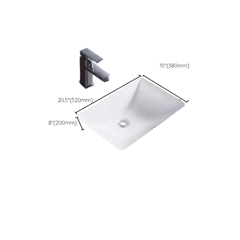 Bathroom Sink Ceramic Rod Handle Faucet Anti-spill Bathroom Sink