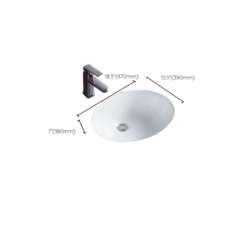 Bathroom Sink Ceramic Rod Handle Faucet Anti-spill Bathroom Sink
