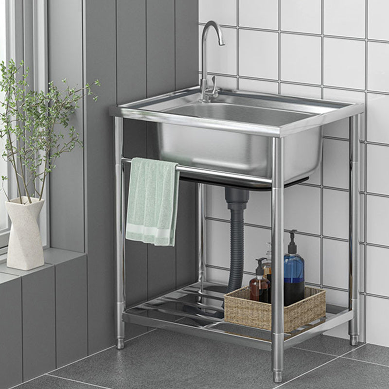 Modern Style Kitchen Sink All-in-one Kitchen Sink with Drain Assembly