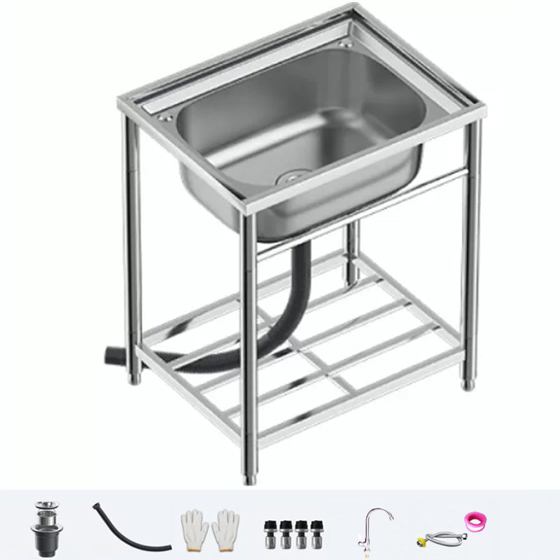 Modern Style Kitchen Sink All-in-one Kitchen Sink with Drain Assembly