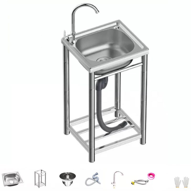 Modern Style Kitchen Sink All-in-one Kitchen Sink with Drain Assembly