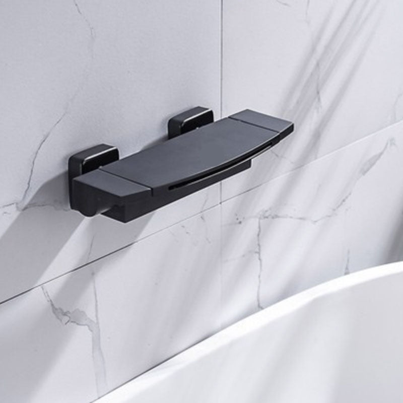 Wall Mounted Bath Faucet Solid Color Waterfall Bathroom Faucet