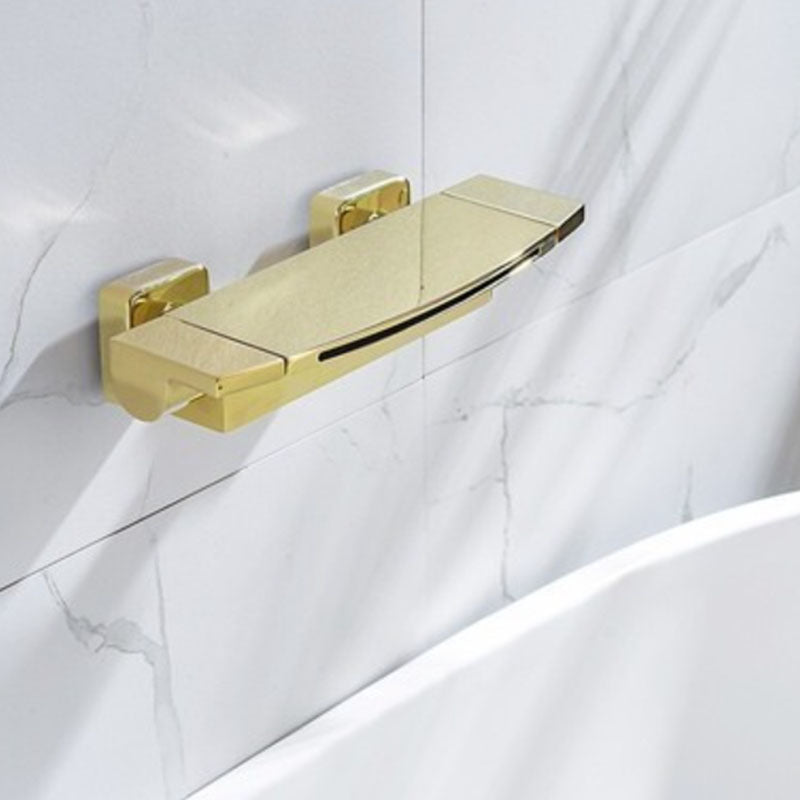 Wall Mounted Bath Faucet Solid Color Waterfall Bathroom Faucet