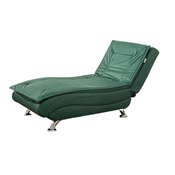 Modern Chaise Lounge Solid Color Armless Chaise Lounge Sofa for Bedroom