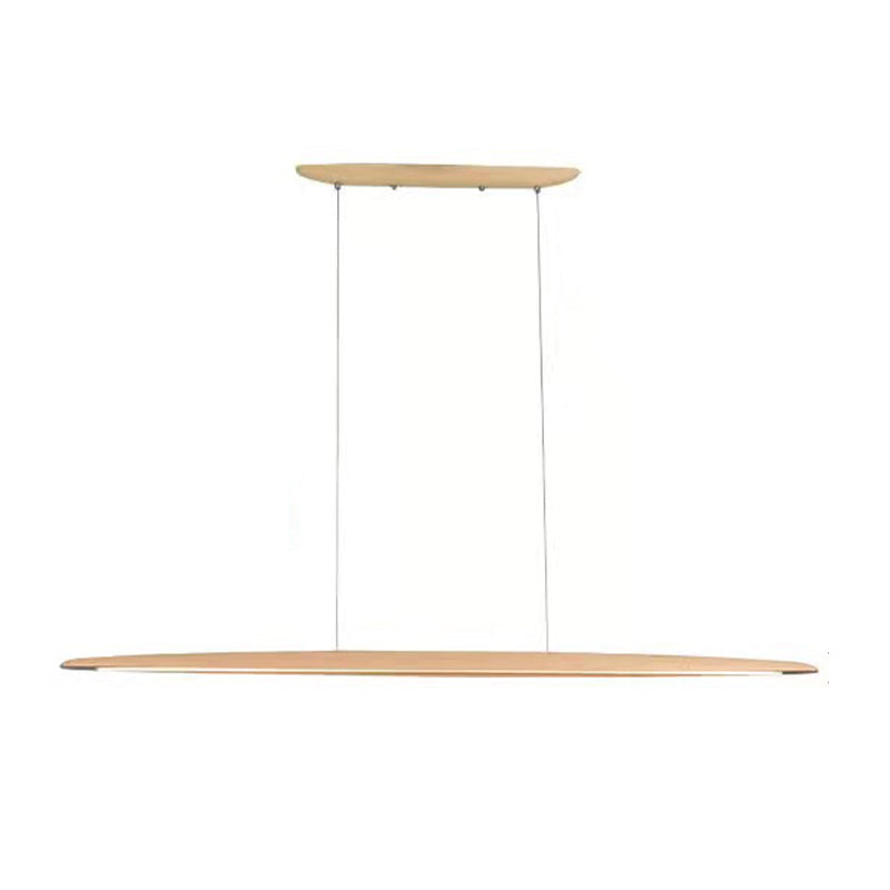 Modern Single Brown/Beige Kitchen Island Lighting LED Island Pendant Lighting