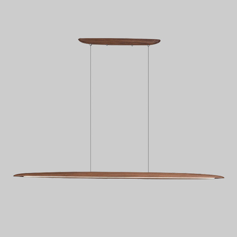 Modern Single Brown/Beige Kitchen Island Lighting LED Island Pendant Lighting