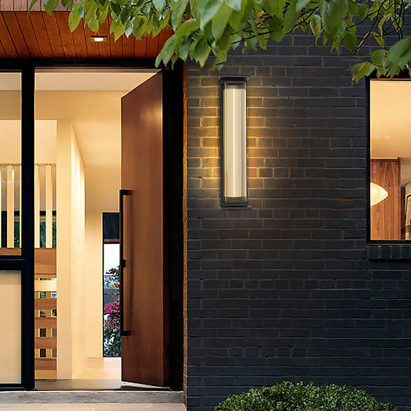 Waterproof Wall Lamp Modern LED Wall Mount Lamp with Acrylic Shade for Garden