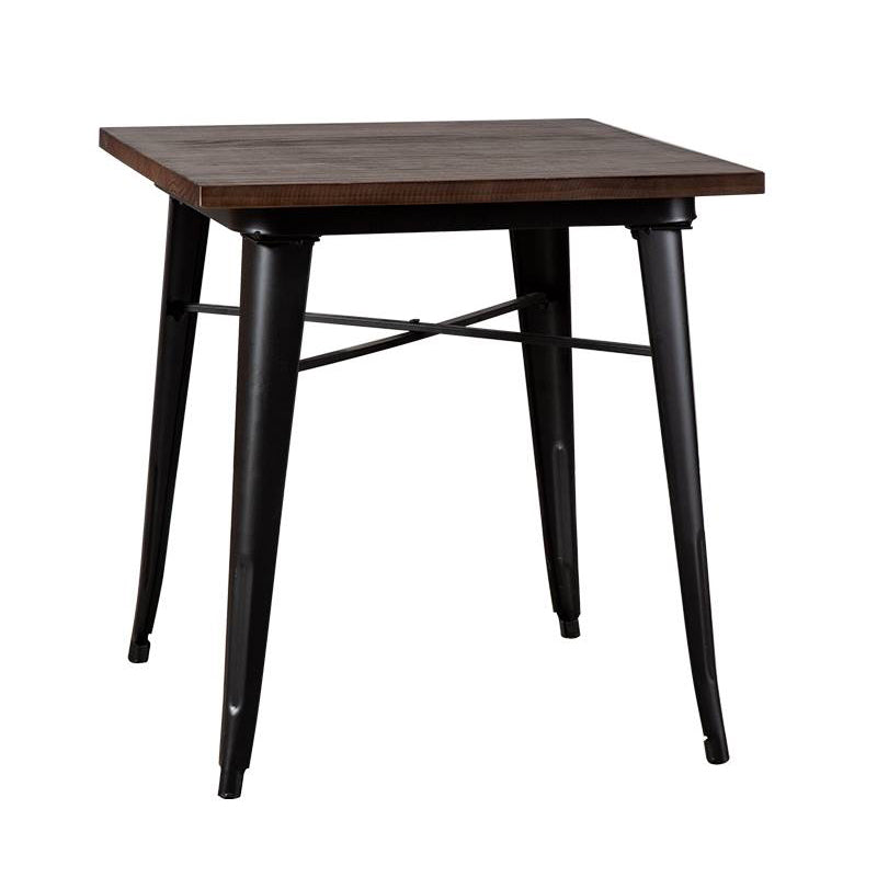 Industrial Solid Wood Furniture 1/4/5 Pcs Standard Height Dining Room Table Set