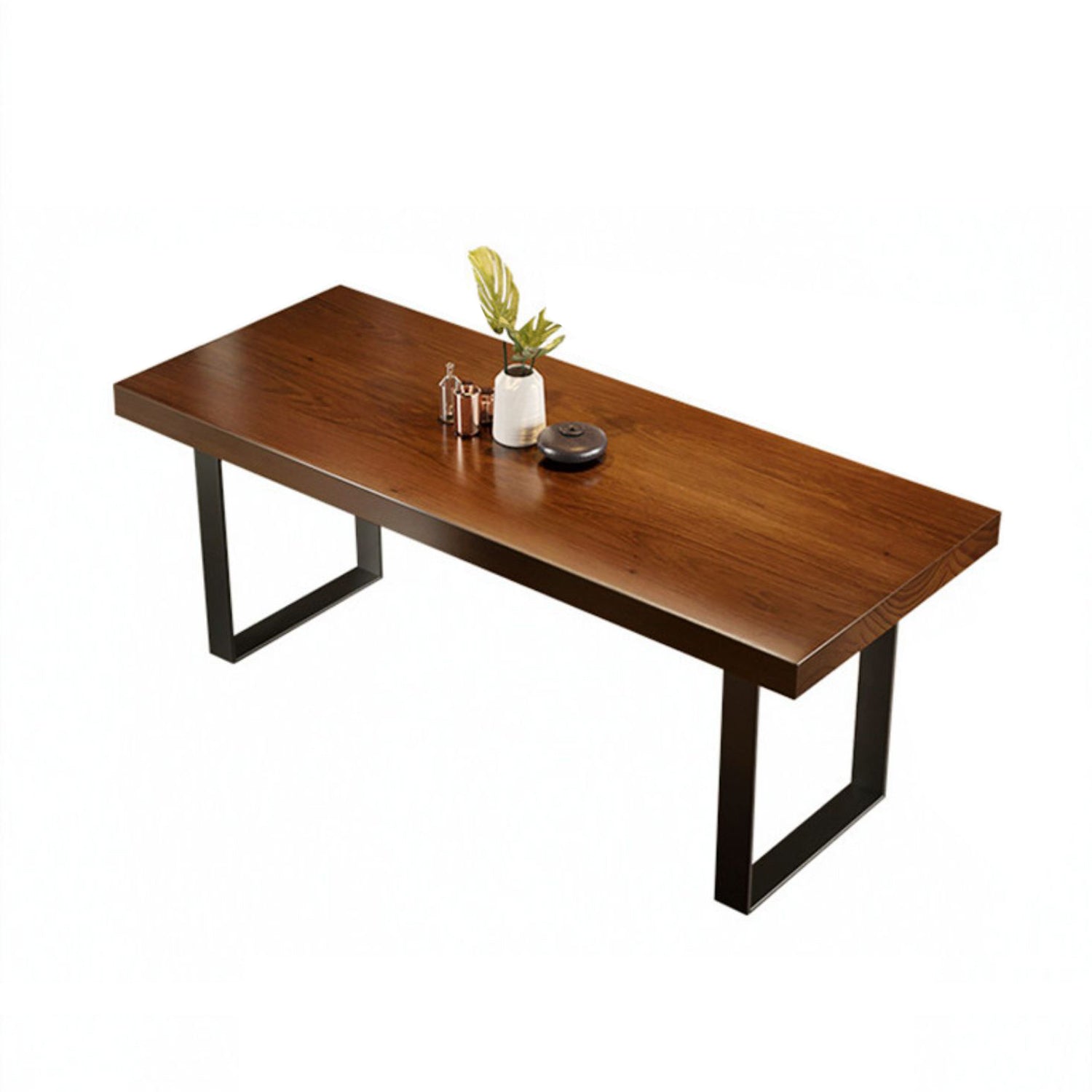 Industrial Solid Wood Furniture 1/4/5/7 Pcs Standard Height Dining Room Table Set