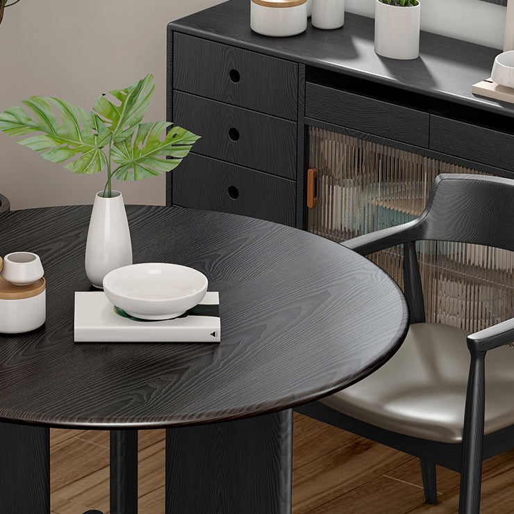 Modern Solid Wood Furniture 1/2/3/4 Pcs Standard Height Dining Room Table Set for Home