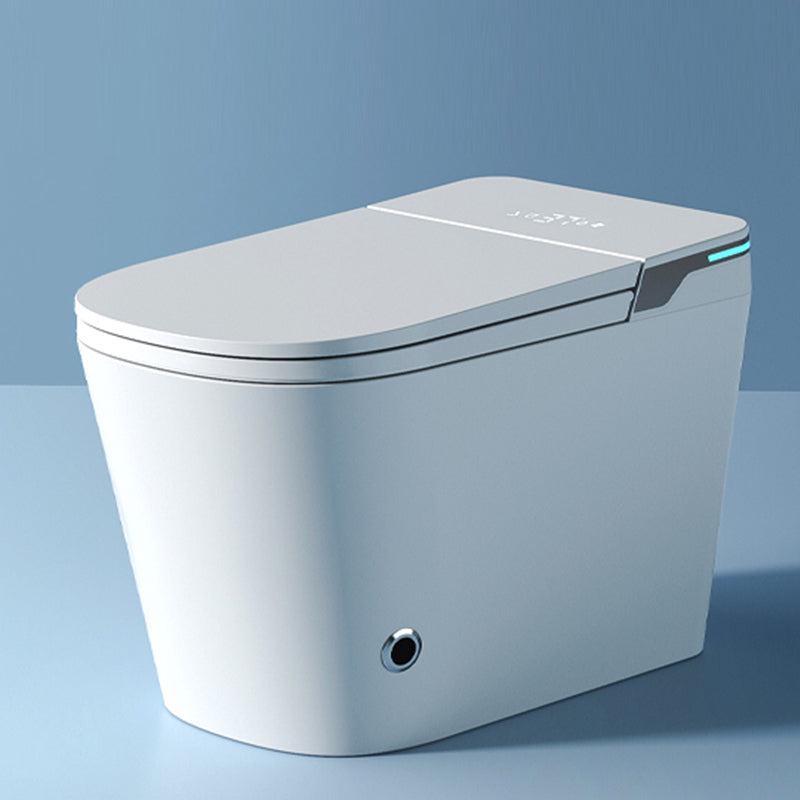 Contemporary Floor Mounted Toilet Bowl Heated Seat Included Urine Toilet for Washroom