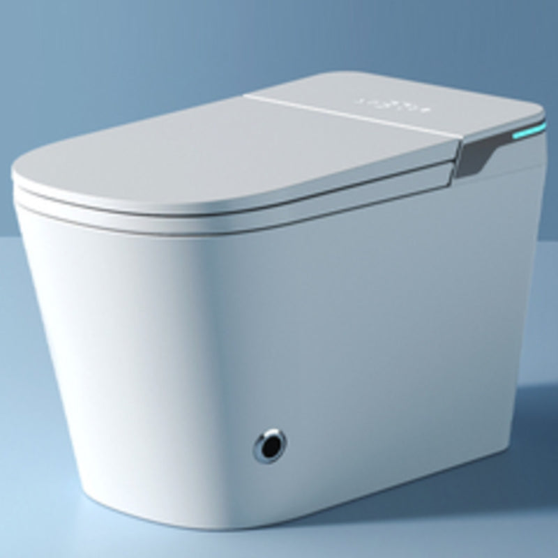 Contemporary Floor Mounted Toilet Bowl Heated Seat Included Urine Toilet for Washroom