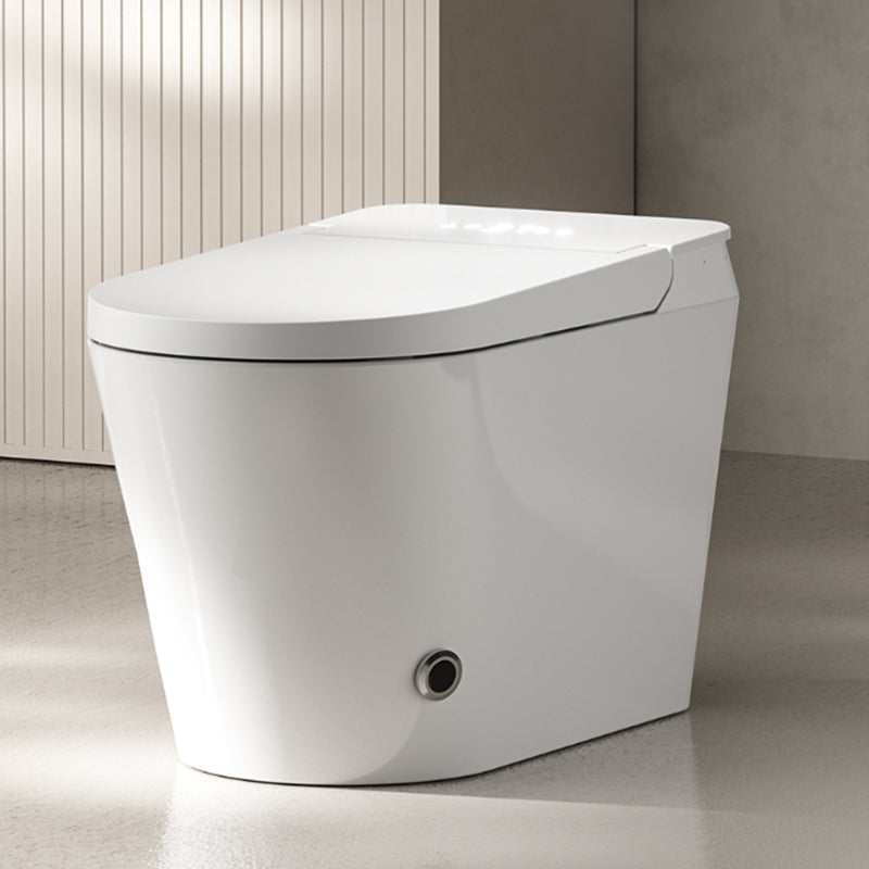 Modern Floor Mounted Toilet Heated Seat Included Urine Toilet for Washroom