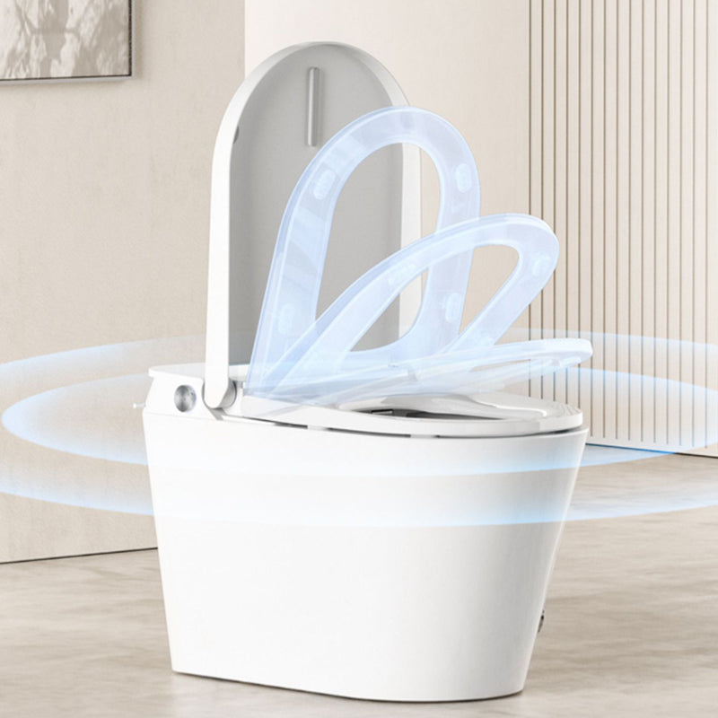 Modern Floor Mounted Toilet Heated Seat Included Urine Toilet for Washroom