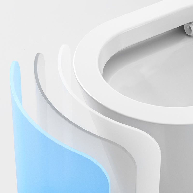 Modern Floor Mounted Toilet Heated Seat Included Urine Toilet for Washroom