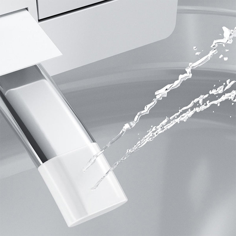 Modern Floor Mounted Toilet Heated Seat Included Urine Toilet for Washroom