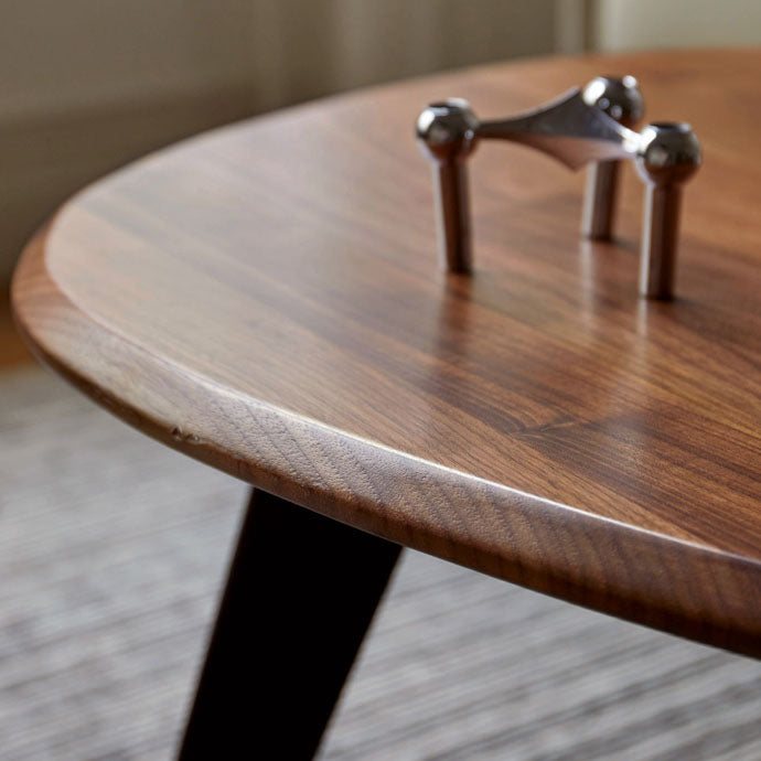 3 Legs Coffee Table Wood Geometric Coffee Coffee or End Table